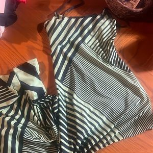 Mint green and blue maxi dress